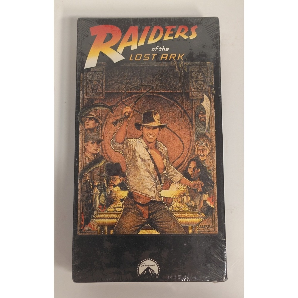Vintage 1981 Raiders Of The Lost Ark VHS Harrison Ford FACTORY SEALED BRAND NEW
